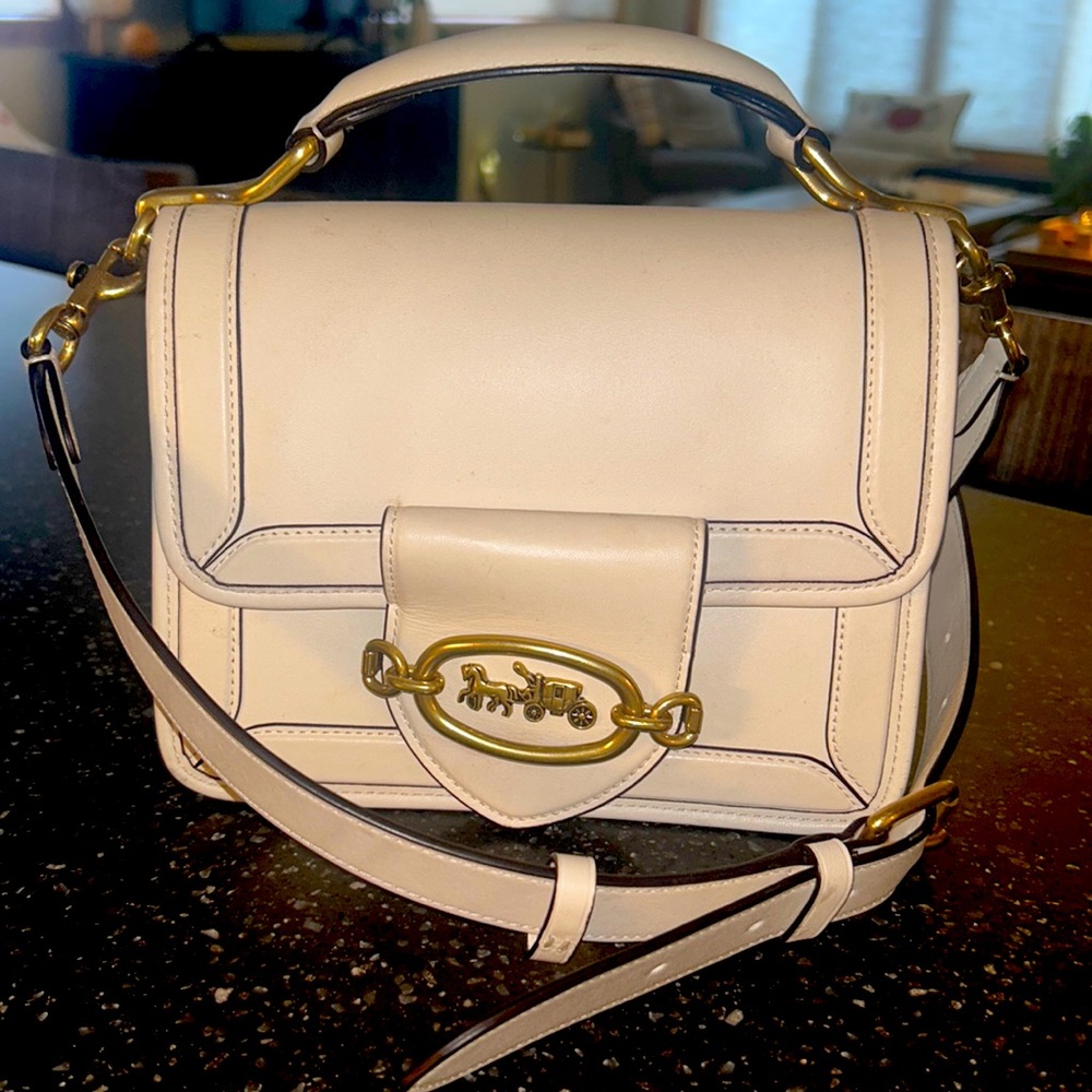 COACH hero shoulder bag